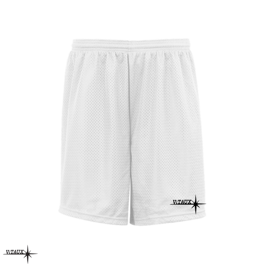 Vitaux Mesh Shorts White